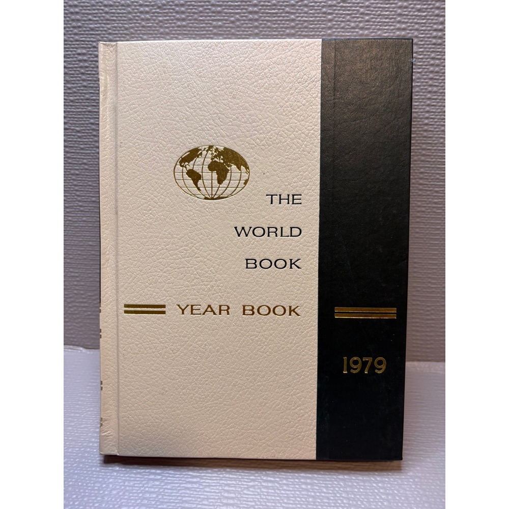 Vintage 1979 World Book Year Book Hardcover Encyclopedia Supplement 1978 Events‎